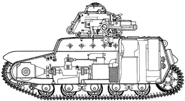 Компоновка танка R35 Легкий танк R35 в Вермахте Балканы 1943 г На - фото 150