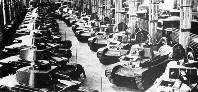Сборка танков R2 для Румынии в цеху завода Skoda в г Плзень Февраль 1939 г - фото 197