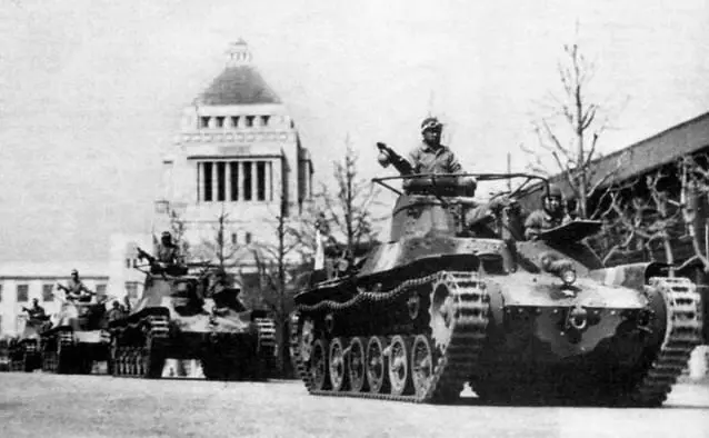 Колонна танков 2597 Чиха на улице Сингапура 15 февраля 1942 г Самый - фото 316
