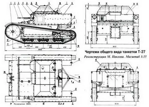 Рождение Т27 Доработкой танкетки в начале 1931 г ОКМО занимался уже при - фото 101