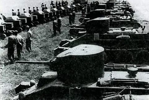 Танки БТ и танкетки Т27 мехбригады им Калиновского на маневрах 1933 г - фото 192