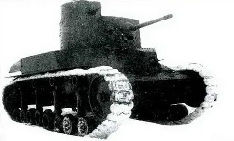 Танк Т24 на зимних испытаниях в Харьковском военном округе 1931 г - фото 79