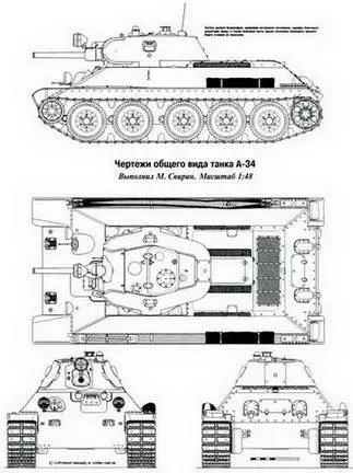 Ходовые испытания танка А34 2 Весна 1940 г Испытания танка А34 2 на - фото 116