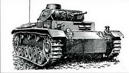 Рисунок PzKpfw III из брошюры Иностранные танки 1940 г издания В данном же - фото 133