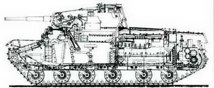 Интерьер танка Т50 Кировского завода 1940 г Утвержденный чертеж башни - фото 142