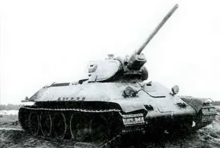 Испытания опытного образца 762мм пушки Ф34 в башне танка Т34 1940 г - фото 150