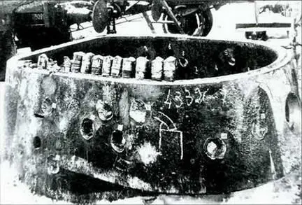 Пробная отливка башни танка КВ 1941 г В планах на 1941 г по улучшению танка - фото 162