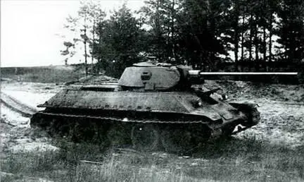 Заводские испытания опытного образца танка Т34танкистребитель вооруженного - фото 185