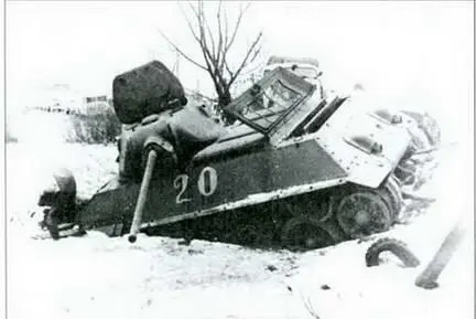 Танкистребитель Т3457 подбитый в районе Калинина Зима 1941 г Были также - фото 246