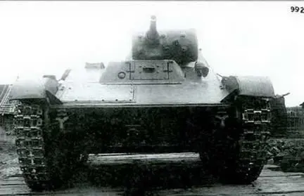 Танк Т602 спереди 1942 г Танк Т50 оставленный экипажем Лето 1942 г - фото 256
