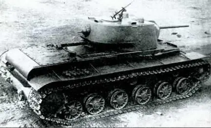 Танк KB1 с литой башней и корпусом завода 200 Лето 1942 г Утвержденный - фото 273