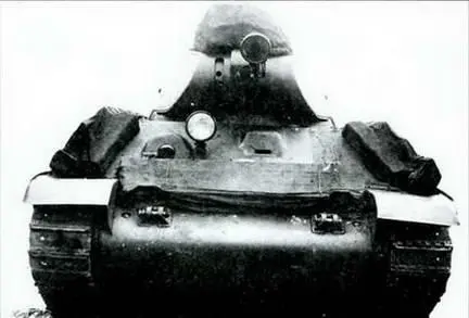 Догруженный балластом танк А32 2 вид спереди 1939 г Танк же А20 - фото 71