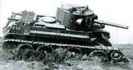 Танк БТ7А вооруженный 762мм пушкой Ф32 на испытаниях 1940 г Танк - фото 94