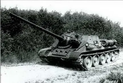 Испытания 85мм орудия С34 1В в артсамоходе СУ85 1944 г Орудие С34II - фото 160