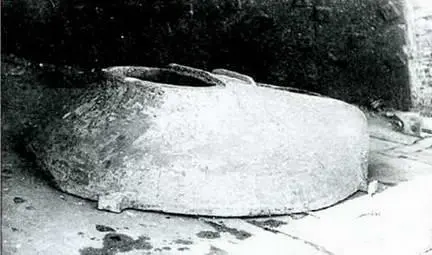 Отливка башни опытного образца модернизированного танка ИС 1944 г - фото 204
