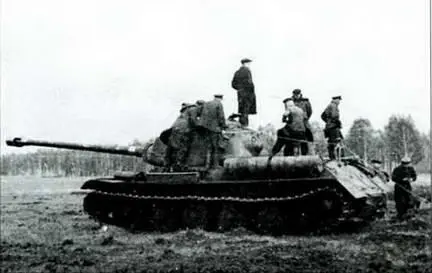 Испытания 122мм орудия Д30 и ходовой части Объект 252 на танке ИС2 1944 - фото 214