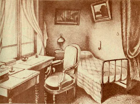 Рабочий кабинет и одновременно спальня писателя В этой более чем скромной - фото 75