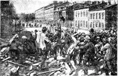 Баррикады в Петербурге в июле 1914 года В это время партия вырастила много - фото 70