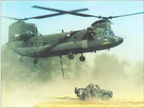 Вертолет CH47D ВВС Голландии доставил в зону военных учений легкий - фото 121
