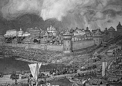 Московский Кремль при Иване III Художник А М Васнецов Весной 1500 г - фото 8