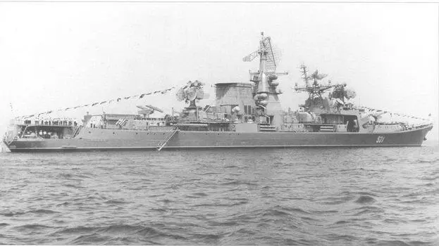 Большой противолодочный корабль Таллин во время военноморского парада во - фото 103