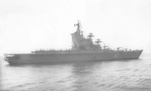 Противолодочный крейсер Ленинград на боевой службе в Средиземном море в 1975 - фото 87