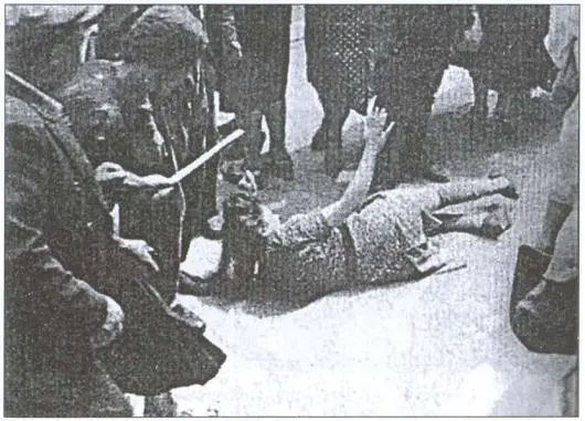 Еврейский погром во Львове Июль 1941 г Львовяне избивают еврейку - фото 18