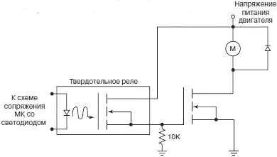 в Схема управления МДПтранзистором с использованием твердотельного реле Рис - фото 228