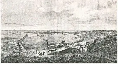 Петровская гавань на Каспийском море 1870 г Деревянная канонерская лодка - фото 7