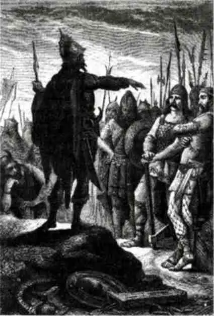 Одоакр и его воины Одоакр принимает отречение Ромула Августула Самое - фото 24