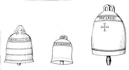 Образцы старинных колоколов Колокола различны по форме В русских колоколах - фото 3