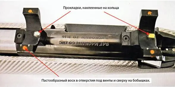 Прокладки приклеенные к нижним половинкам колец Почему мы наклеиваем - фото 55