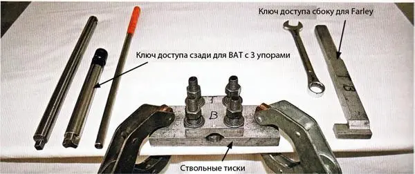 Оборудование подготовленное к снятию ствола Вам понадобится следующее - фото 117