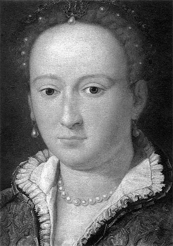 Алессандро Аллори Бьянка Капелло Фрагмент портрета 1582 Дверь из глубины - фото 16