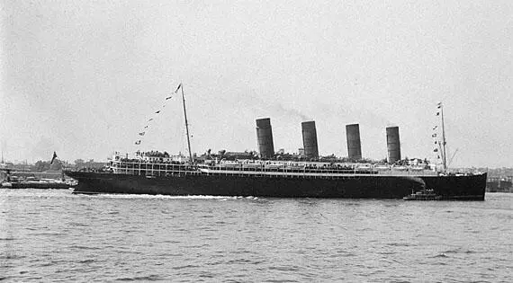 Лузитания после первого плавания НьюЙорк 1907 Но не только комфорт и - фото 50