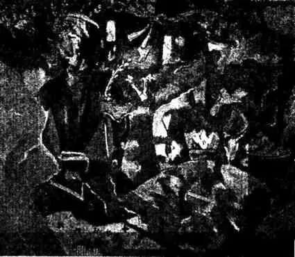 Две сидящие фигуры представители согдийской знати Стенная роспись Храм I - фото 135