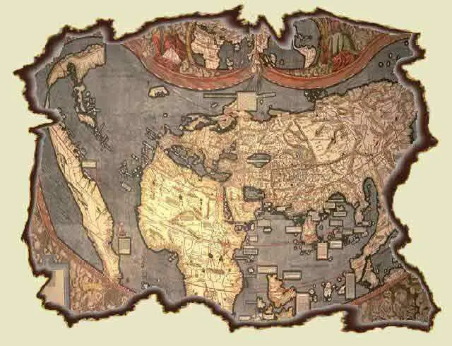 Меркатор на своей карте мира 1567 года и вслед за ним Ортелий в 1571 году - фото 8