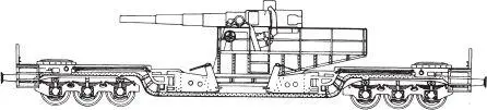 Железнодорожная установка 17 cm KE До сентября 1940 г оба орудия стояли на - фото 46