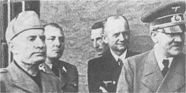 Бенито Муссолини и Адольф Гитлер 20 июля 1944 года Бенито Муссолини и - фото 15