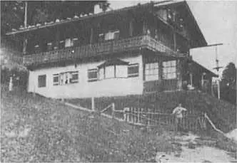 Первый дом Гитлера на Оберзальцберг 1925 Р Гесс летчик первой мировой - фото 9