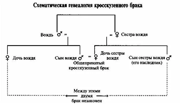 У вождя из нашей схемы есть сестра а у нее есть сын наследник и преемник - фото 2