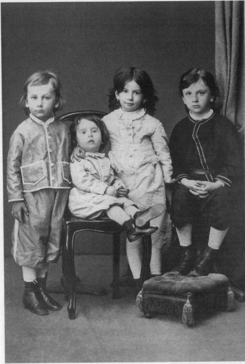 Дети С А и JI Н Толстых Слева направо Илюша Лёва Таня и Сережа - фото 10
