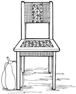 Рис 21 Кухонный стул с цветочным декором Зачистите всю поверхность стула - фото 21