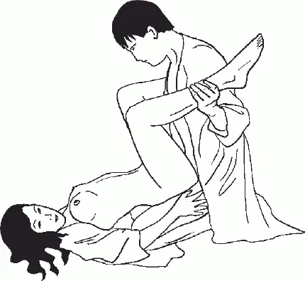 Вариант Порхающего Феникса Мужчина садится вытянув ноги вперед Женщина сидя - фото 84
