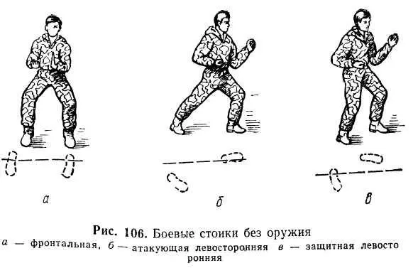 Атакующая стойка левосторонняя прямая правая нога отставлена назад на длину - фото 121