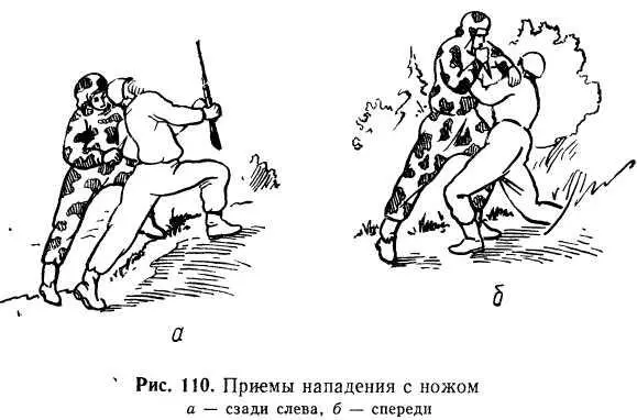 зависимости от дистанции метания изменяется место держания за клинок чем дальше - фото 125