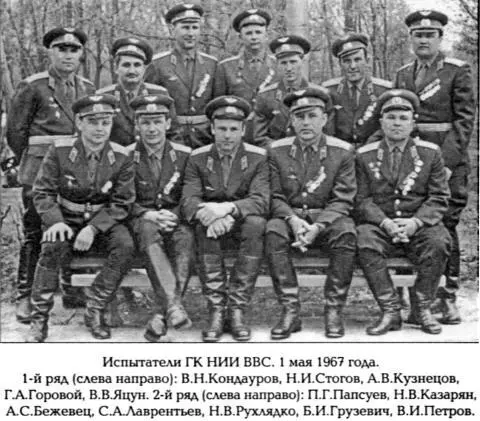 В одно время со мной в ГК НИИ ВВС прибыла группа космонавтов Герман Титов с - фото 2