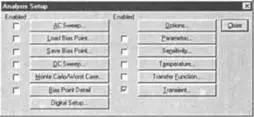 Рис 43 Окно Analysis Setupс заданным Transientанализом Шаг 7Настройте это - фото 79
