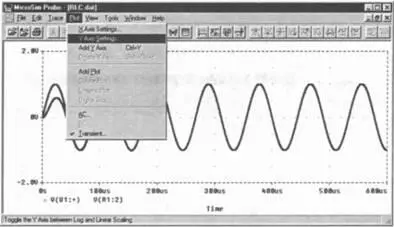 Рис 63 Меню Plot Шаг 4Выберите опцию Y Axis Settings после чего - фото 138