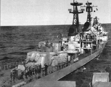 Эсминец Огненный на учении Печора 1965 год из фондов ЦВММ УТС536 - фото 57